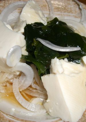 わかめ・新玉ねぎ・豆腐サラダ-レシピのメイン写真