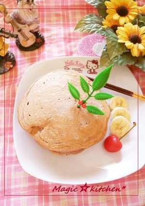 ＊チョコバナナdeホットケーキ＊-レシピのメイン写真