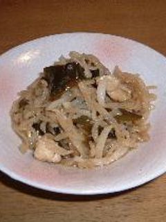 切干し大根と生わかめの煮物-レシピのメイン写真