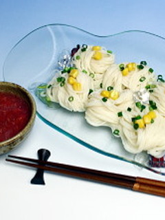 完熟トマトつけだれそうめん-レシピのメイン写真