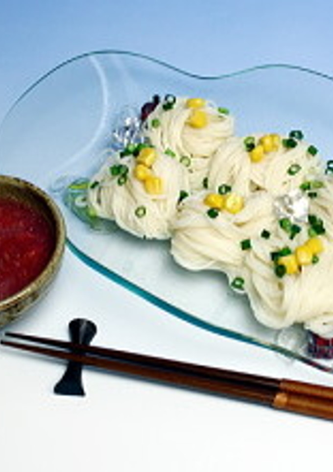 完熟トマトつけだれそうめん-レシピのメイン写真