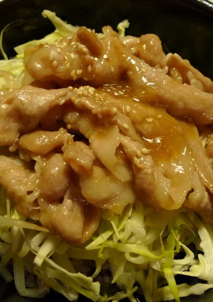 豚の生姜焼き☆丼ぶり-レシピのメイン写真