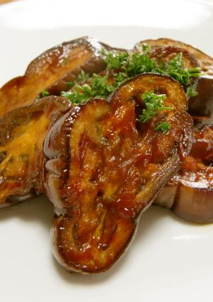 弁当に茄子のウスターソースケチャップ炒め-レシピのメイン写真