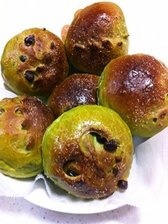 甘納豆入り本格抹茶ミルクパン HB対応可-レシピのメイン写真