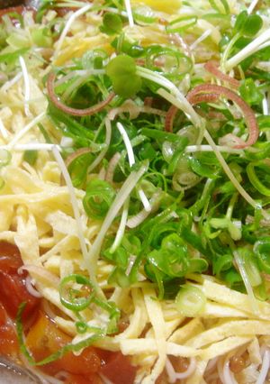 トマト缶で、そうめん☆覚書-レシピのメイン写真