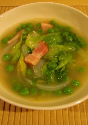 グリーンピースの優しいスープ-レシピのメイン写真