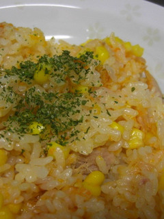 コーンとにんじんのピラフ。-レシピのメイン写真