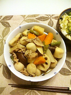 ☆豚こま肉の筑前煮風☆-レシピのメイン写真