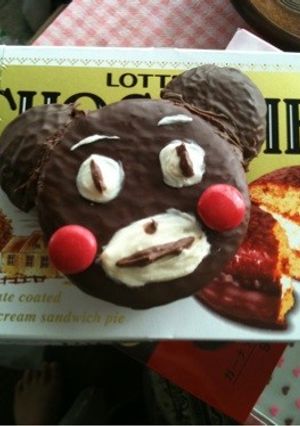 くまもん チョコパイでできた♪-レシピのメイン写真