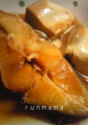 かれいの煮付ふわふわ豆腐添え-レシピのメイン写真