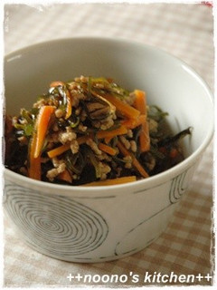 切り昆布とひき肉の煮物~中華風~-レシピのメイン写真