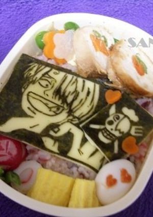 キャラ弁☆ワンピース・サンジくん弁当-レシピのメイン写真