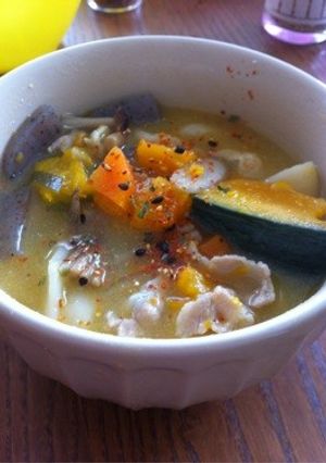 手打ち麺でほうとう-レシピのメイン写真