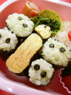 キャラ弁☆ちょうちょのおにぎり-レシピのメイン写真