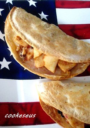 アメリカのトルティーヤアップルパイ♪-レシピのメイン写真