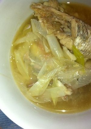 鯛のアラのみそ汁-レシピのメイン写真