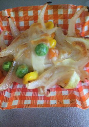 お弁当にポン♪玉ねぎのチーズ焼き-レシピのメイン写真