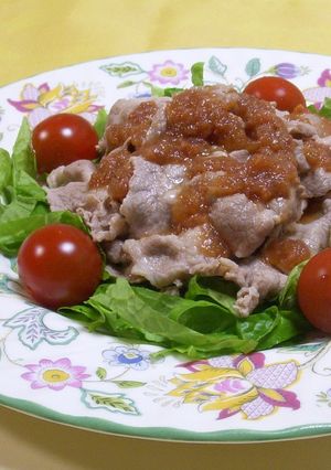 さっぱり♪梅ぽん酢たれで☆冷しゃぶ-レシピのメイン写真