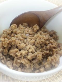 【お弁当にも】わが家の肉そぼろ☆-レシピのメイン写真
