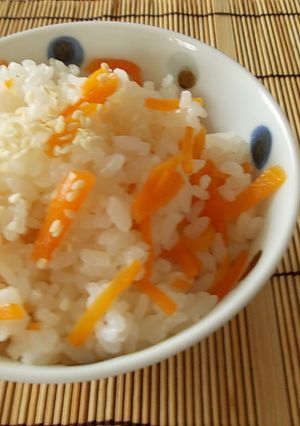 にんじんの炊き込みご飯-レシピのメイン写真