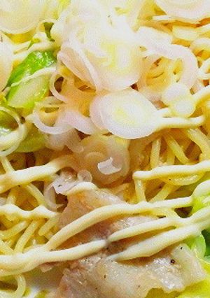 塩ダレが決め手!ネギマヨ塩やきそば-レシピのメイン写真