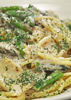 タラコとアスパラのクリームパスタ-レシピのメイン写真