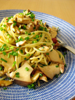 アジの開きとエリンギのパスタ-レシピのメイン写真
