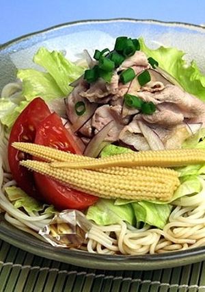 冷しゃぶひやむぎ-レシピのメイン写真