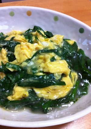 ふわふわとろとろ塩あんかけニラ玉-レシピのメイン写真