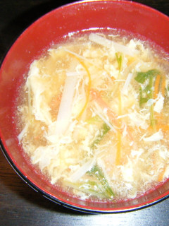 中華風野菜かきたま汁-レシピのメイン写真