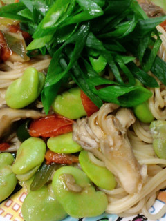 ◆和風そら豆パスタ◆-レシピのメイン写真