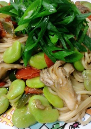 ◆和風そら豆パスタ◆-レシピのメイン写真