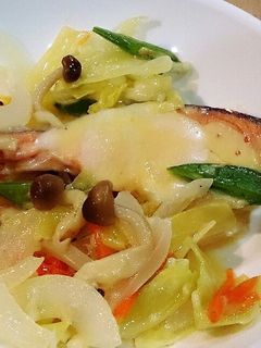 鮭といろいろ野菜のフライパン蒸し-レシピのメイン写真