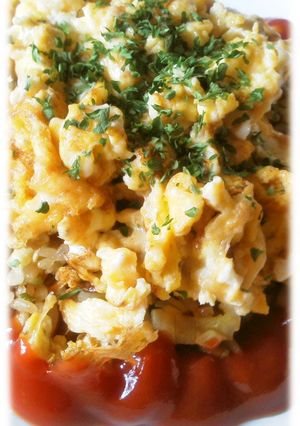 納豆チーズオムライス-レシピのメイン写真