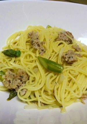 自家製ソーセージとアスパラガスのパスタ-レシピのメイン写真
