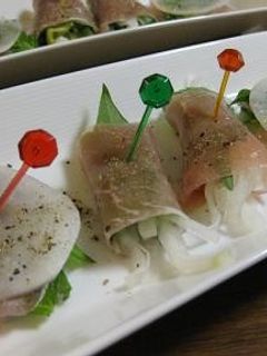 大根と生ハムのミルフィーユ-レシピのメイン写真