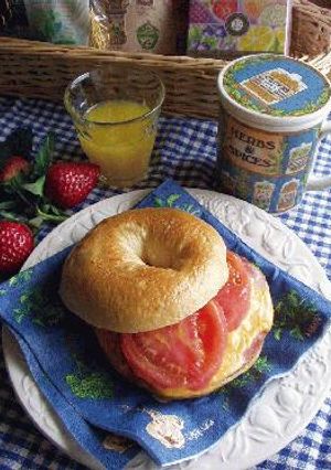 手作りパンでCafe気分～プレーンベーグル編～-レシピのメイン写真