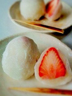 苺みるく大福-レシピのメイン写真