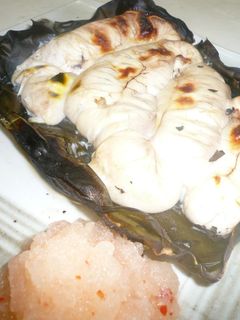 フグ白子の昆布包み焼き-レシピのメイン写真