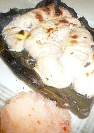 フグ白子の昆布包み焼き-レシピのメイン写真