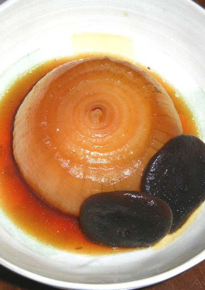 豚の角煮の煮汁で新タマネギの丸ごと煮-レシピのメイン写真