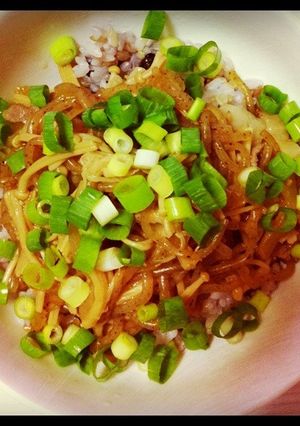 簡単♪豚肉としらたきのしくれ煮-レシピのメイン写真