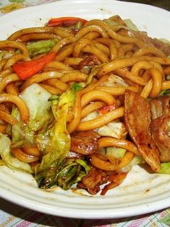 ウスターソースの焼きうどん-レシピのメイン写真