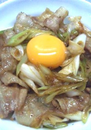 ヘルシー仕立て！某お店風のすた丼-レシピのメイン写真