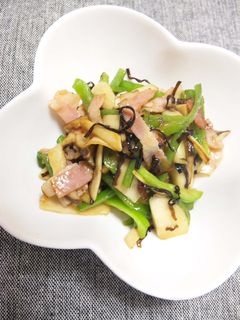 *ピーマンとエリンギの塩昆布炒め*-レシピのメイン写真