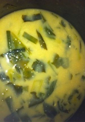 小松菜のシャキシャキ味噌汁-レシピのメイン写真