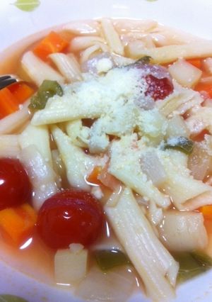 トマトたっぷり!マカロニミネストローネ-レシピのメイン写真