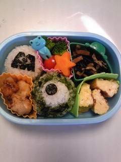 キャラ弁☆おにぎり12モンスターズインク-レシピのメイン写真