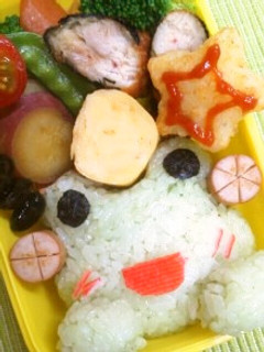 キャラ弁☆カエルちゃん-レシピのメイン写真