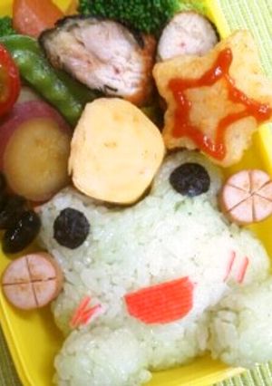 キャラ弁☆カエルちゃん-レシピのメイン写真